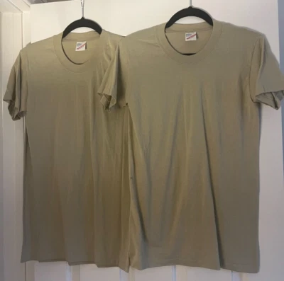 US Army Desert Tan (Arena) ACU UNIFORME Camisetas Interiores, Talla Pequeña, Juego de 2 Foto 1 de 2