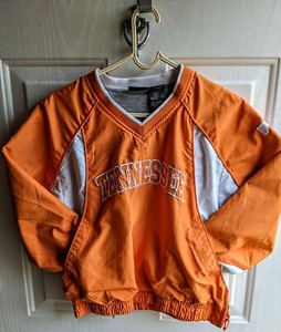 TEAM STARTER TENNESSEE VOLUNTEERS Football WIND JACKET Youth Size 12-14 *NWOT*