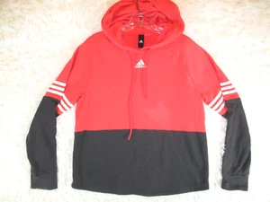 Felpa con cappuccio Adidas ragazza taglia XL extra large gioventù rosa pullover felpa con cappuccio - Foto 1 di 12