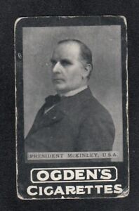 Vintage 1901 Trade Card of PRESIDENT WILLIAM MCKINLEY