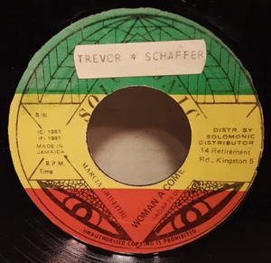 MARCiA GRiFFiTHS WOMAN A COME / VERSiON 7" IMPORT ViNYL IMPORT 45 SOLOMONiC 1981 - Bild 1 von 2
