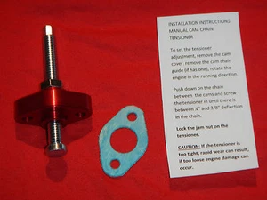 TIMING CAM CHAIN TENSIONER MANUAL ADJUSTER 1999-02 KINGQUAD 4WD LT-F300F 300 -2 - Picture 1 of 5