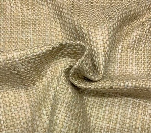 BALLARD DESIGNS LEAH COSECH NATURAL BASEKTWEAVE MUEBLES TELA POR YARDA 54"W - Imagen 1 de 4