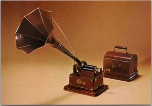 JAPÓN 4x6" Postal "Edison GEM Fonógrafo Modelo D" EE. UU. Exposición Bicentenario - Imagen 1 de 2