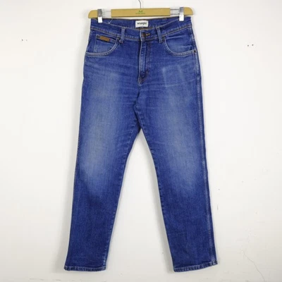 Wrangler Texas Jeans Uomo Taglia W32 L30 Cotone Denim Casual Comodo Vintage Logo - Imagen 1 de 4