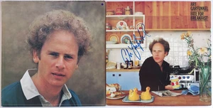 Lot 2 Art Garfunkle LPs SIGNED ~ ANGEL CLARE/EX ~ FATE FOR BREAKFAST (Signed)/NM - Picture 1 of 12