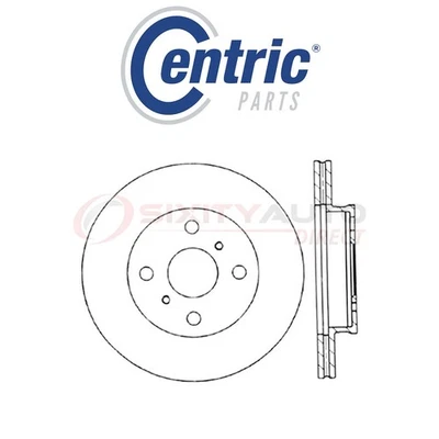 Centric C-TEK Disc Brake Rotor for 1996-1999 Toyota Paseo 1.5L L4 - Kit Set ys Foto 1 de 4