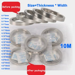 0.1,0.12,0.15,0.2mmNickel Plated Steel Strip Tape Li 18650 Battery Spot Welding - Picture 1 of 5