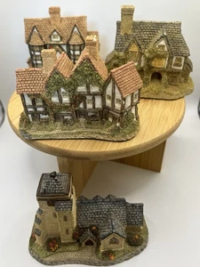 David Winter Cottages 1985 4er Set - St George’s Church, Shirehall...siehe Beschreibung - Bild 1 von 15