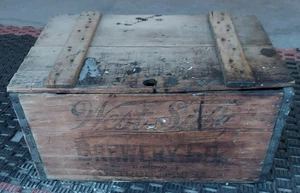 Pre Prohibition Vintage Beer Crate West Side Brewery Co. Mundus Detroit Box - Picture 1 of 8