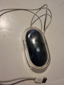 Apple Pro Mouse . Genuine OEM M5769 . Wired . Clear Black Vintage (2003) - Picture 1 of 2