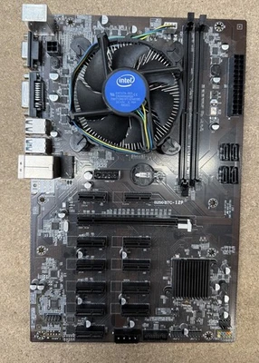 B250BTC-12P Crypto Mining Board (With CPU Intel i5) - Image 1 of 3