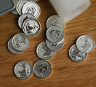 Tube of 16 Coins 1/10 Oz Silver Britannia 2024 King Charles III New Royal Mint