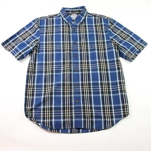 Carhartt Herren Kurzarm Hemd L 101959 988 blau kariert Tasche Relaxed Fit - Bild 1 von 9