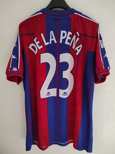 FC BARCELONA 1997-1998 De La Peña 23 camiseta shirt trikot maillot maglia XL - Picture 1 of 8