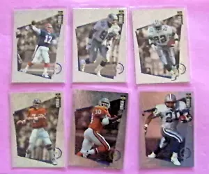 1996 Collectors Choice Silver MVP 45 Card Set Marino/Elway/Emmitt/Rice - Bild 1 von 3