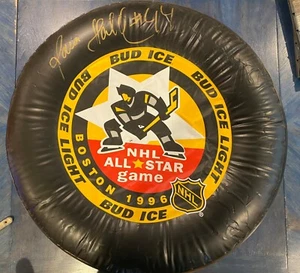RARE - 1996 NHL All-Star Game Blow Up Bud Ice Puck - Autographed - Picture 1 of 6