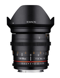 Rokinon 20mm T1.9 Full Frame Wide Angle Lens (Micro 4/3)