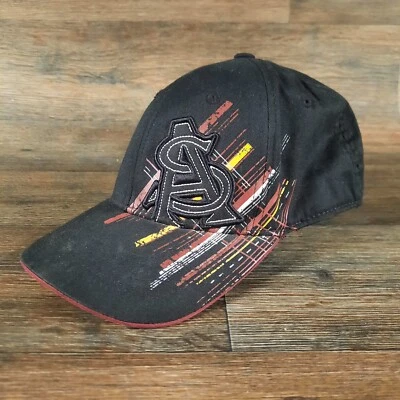 Arizona State ASU Sun Devils Cap Hat NCAA Zephyr Adult Medium/Large M/L Black - Image 1 of 4