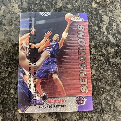 1999-00 Topps Finest #133 Tracy McGrady Toronto Raptors NM Or Better - Image 1 of 2