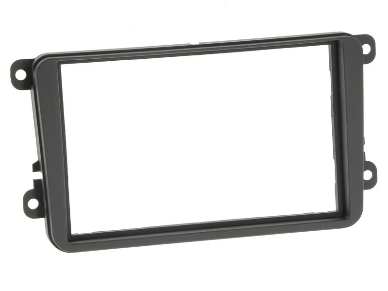 Doppel 2 DIN Radio Blende VW Golf 5 V 6 VI Plus Jetta EOS Einbau Rahmen - Bild 1 von 1