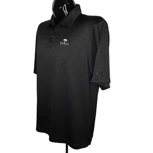 Camisa Polo Under Armour Para Hombres Grande Negra Golf Doral Rendimiento Absorbe HeatGear - Imagen 1 de 8