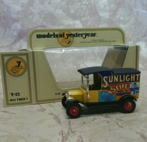 Lesney Matchbox Models of Yesteryear Y12-3 1912 Ford Model T Sunlight Seife - Picture 1 of 12