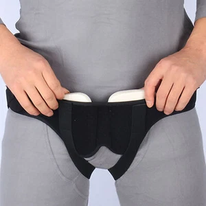 Pain Relief Truss Brace Men Hernia Support Double Inguinal Groin Hernia Belt - Picture 1 of 10