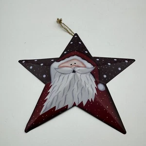 Weihnachtsmann Stern Weihnachtsbaum 3D Scheunenschmuck hängend saisonal Wanddeko - Bild 1 von 4