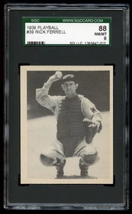 1939 Play Ball #39 Rick Ferrell *Senators* SGC 88 NM/MT #1265947-013 - Picture 1 of 2