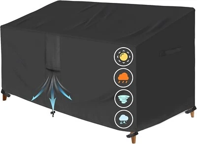 Outdoor Loveseat Cover Waterproof Heavy Duty Outdoor Couch Cover with Handles - Image 1 of 4