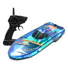 RC Racing Boat Bathtub Toy Summer Water Toy Remote Control Boat for Lakes Boys