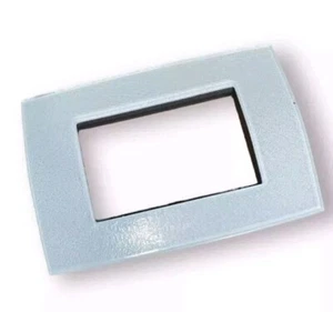 ABB 2CSE0313SFV Plaque Elos Soft 3 Modules Glass White Quartz - Picture 1 of 1