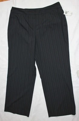 Pantalones Sutton Studio a rayas para mujer talla 20W nuevos con etiquetas Foto 1 de 4