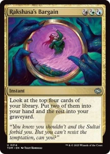 Rakshasa's Bargain (0214) - Tarkir: Dragonstorm - Uncommon - Picture 1 of 1