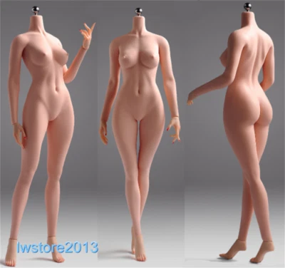 YM505 1/6 Female Body Hands Foot Plump Girl Flexible 12" Action Figure Toys Doll - Image 1 of 4