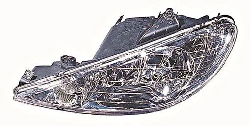 Peugeot 206 1998-2005 Electric Headlight Front Lamp Twin Reflector LEFT LH - Image 1 of 1