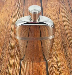 Fiaschetta Williamsburg Reed & Barton NRA Country acciaio inox lucido inciso - Foto 1 di 9
