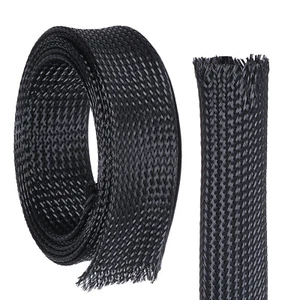 (5M )Expand Braided Sleeve Electrical Cable Guards Dia=1/4" 3/8" 1/2" 3/4" 1" 2" - Picture 1 of 18