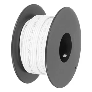 22AWG Litze PVC Anschluss 15M/49ft Weiß,Elektrokabel UL1007 Spule - Bild 1 von 6