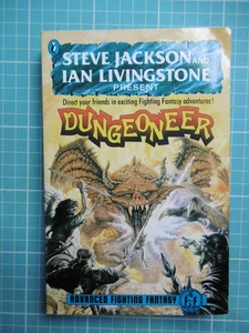 Dungeoneer Steve Jackson Ian Livingstone P/back BOOK ADVANCED FIGHTING FANTASY - Picture 1 of 3