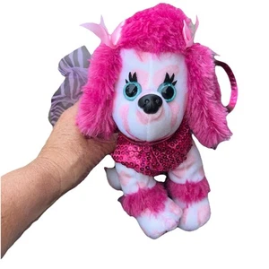 Puppy Dog Justice Purse Pink Poodle Bag Girls Sequence - Picture 1 of 6