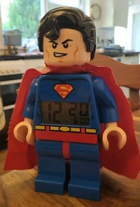 Official Lego Superman Light Up Alarm Clock Fully Working Lovely Condition 2013 - Picture 1 of 5