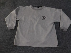 Mississippi State Bulldogs Shirt Mens XL Gray NCAA Football Waffle Knit Starter - Picture 1 of 15