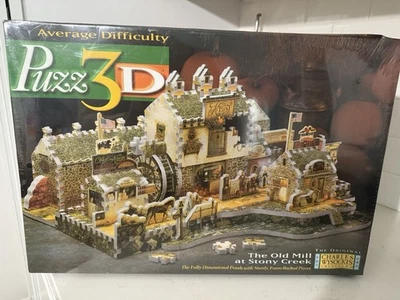 Charles Wysocki головоломка 3D старая мельница Stony Creek головоломка новый с упаковки винтажный - Изображение 1 из 4