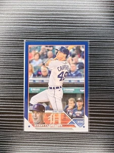 2023 Topps Baseball Kerry Carpenter RC #394 Royal Blue Detroit Tigers - Bild 1 von 2