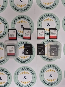 JOB LOT OF MERCDES/SEAT SD CARDS SAT NAV X8 - Picture 1 of 5