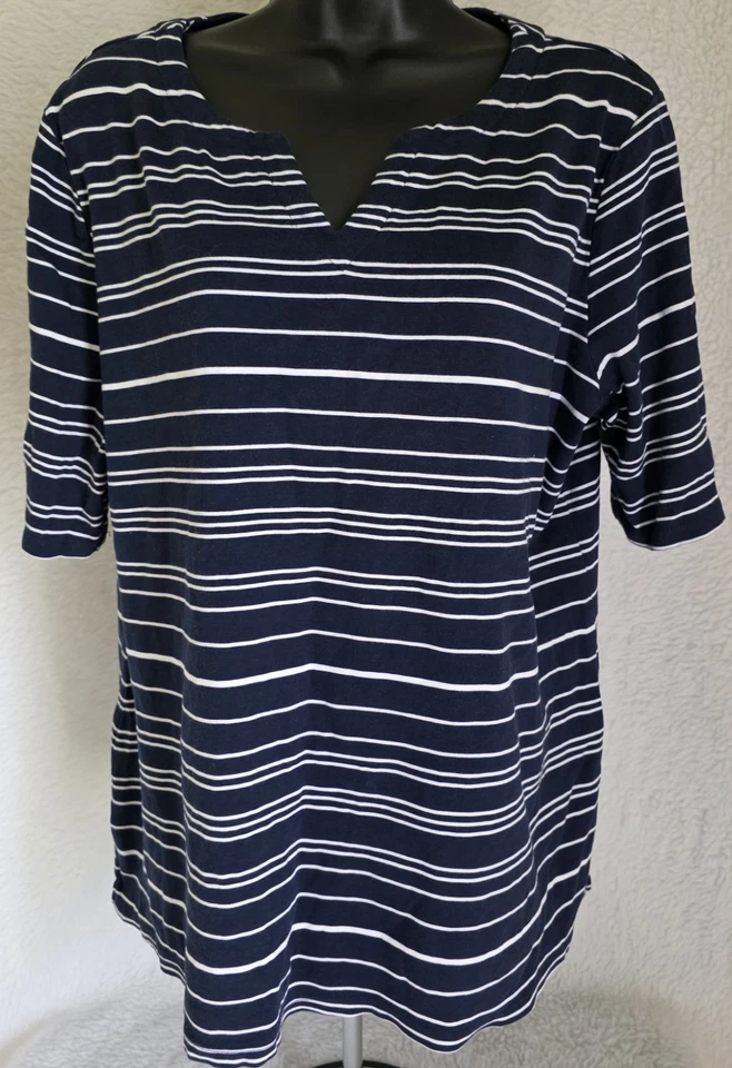 Camisa Top Blusa Croft & Barrow Mujer Talla XL X Grande Manga Corta Cuello en V Foto 1 de 4