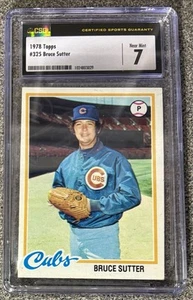 1978 Topps Bruce Sutter #325 Vintage HOF Graded CSG 7 Chicago Cubs Pitcher - Bild 1 von 2