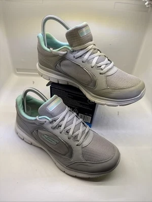 Skechers Ladies Sports Flex Appeal 4.0 True Clarity in UK 6 Grey - Image 1 of 4